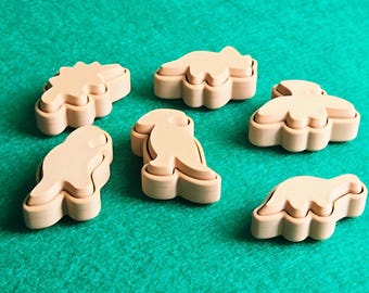 Dino Nugget Clicker: Nostalgic Sensory Fidget for Stress Relief and Focus