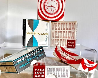 Empty vintage pocket watch box for display