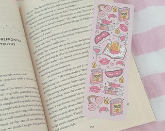 Spicy Romance Bookmark – Pink Booktok Reader Gift