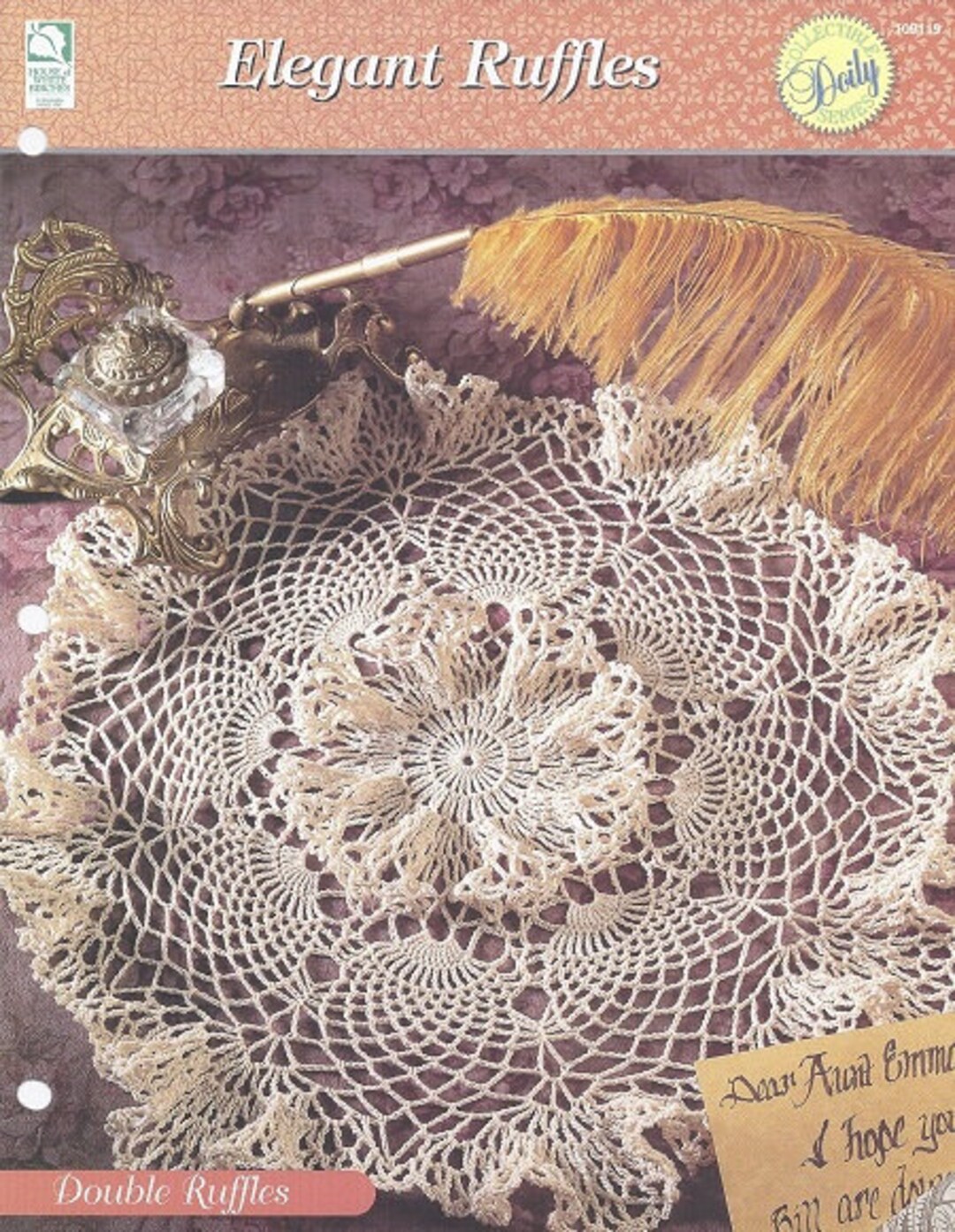 DS0034. Double Ruffles Crochet Doily PATTERN ONLY - Etsy