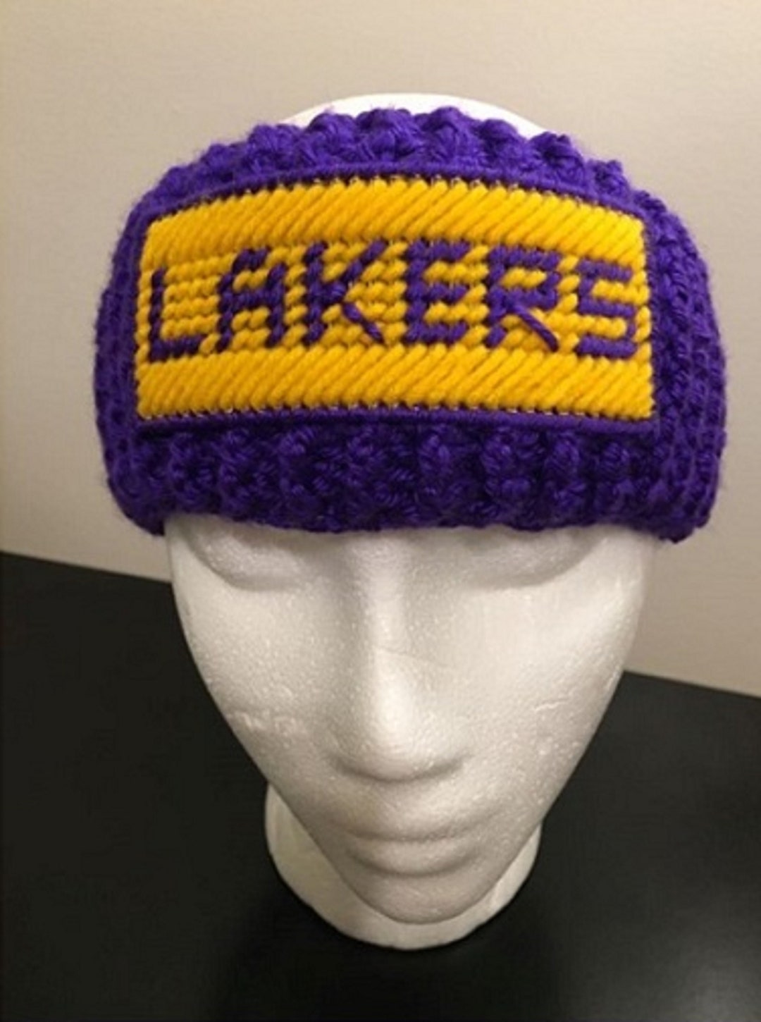 EW0016 Handmade Los Angeles Lakers Ear Warmer Etsy