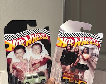 Eigenes Hot Wheels Auto mit Foto Hintergrund | Personalisiertes Andenken Spielzeug
