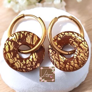 Pendientes de aro intercambiables "Tina"