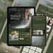 Rustic Sage Wedding Website Template: Editable Canva Design (digital ...