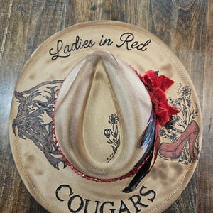Custom Burned Team Spirit Hat