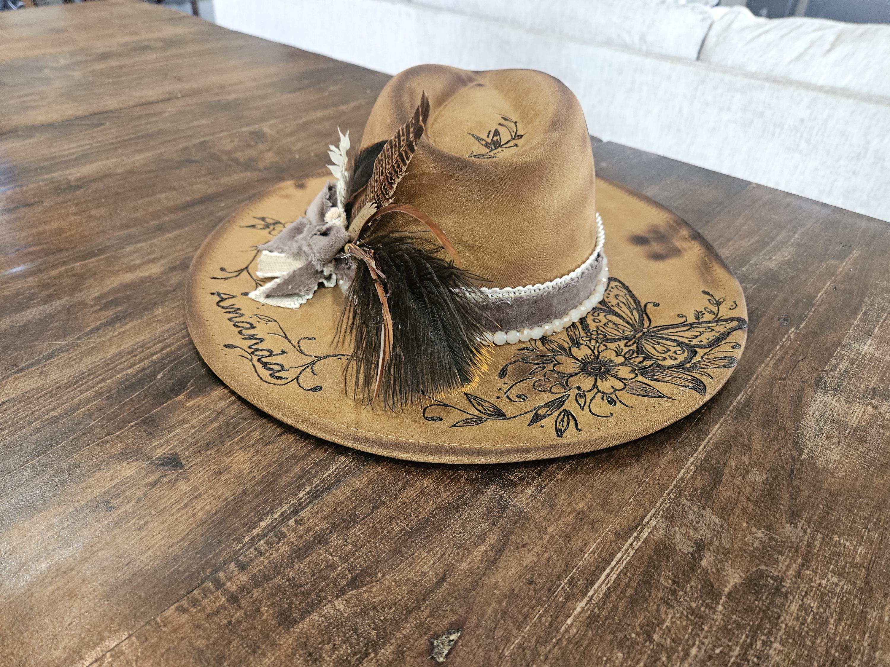 Burnt Sky Petals Hat Transfer