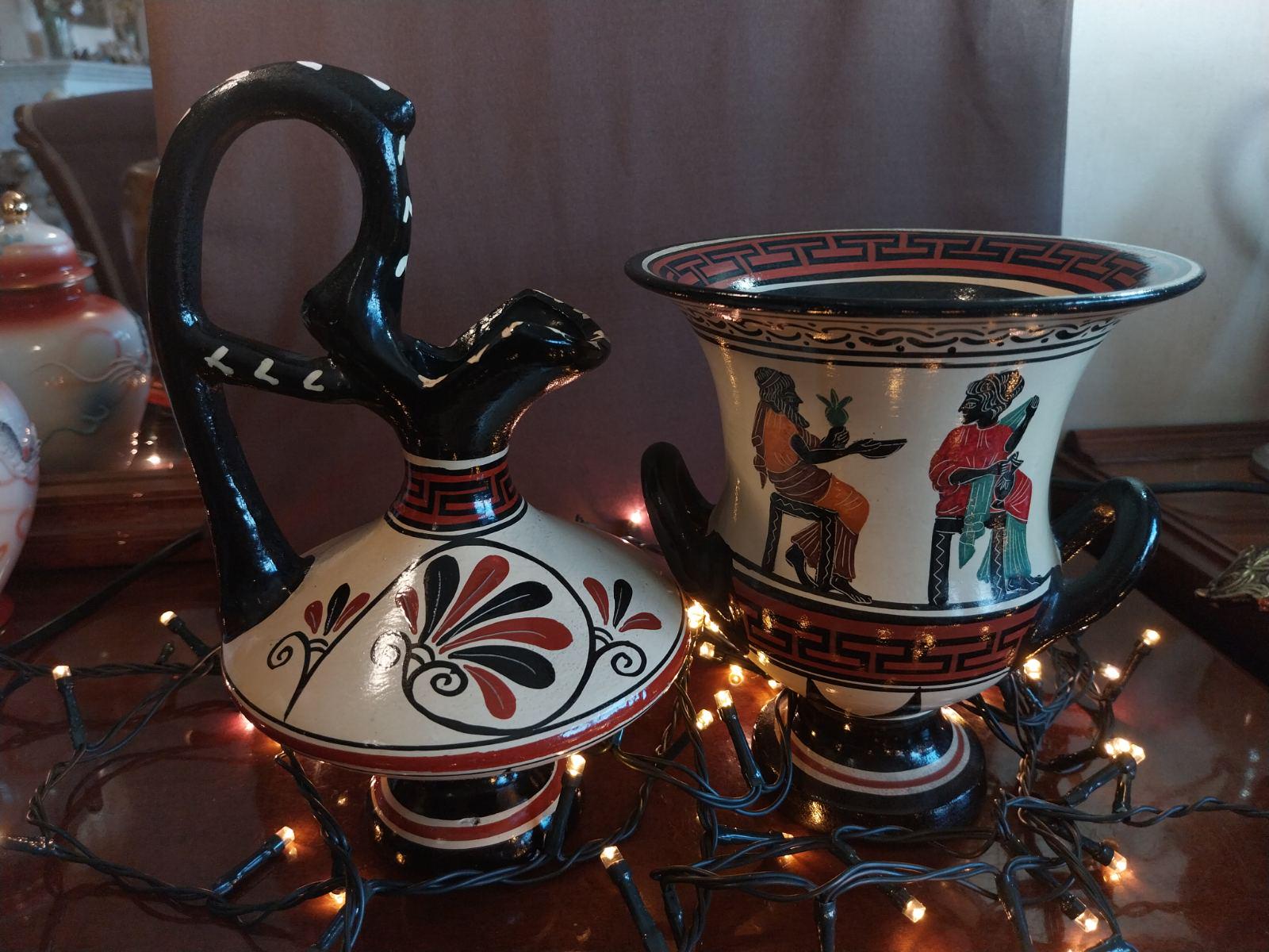 Greek ceramic vase - Etsy 日本