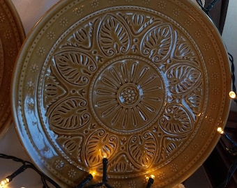 Antique Chinese Plater 10.5" Heavy, Country House Tableware