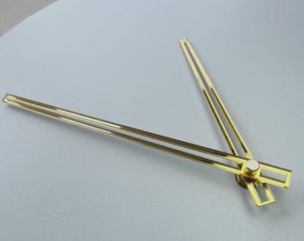 Mirror Acrylic Clock Hands – Gold Silver Black, Modern Wall Clock Hands, Quartz Replacement Clock Parts, DIY Clock Supply