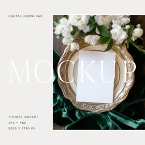 Luxe kerstkaartmodel, bosrijke kerstkaartmodel, elegante winterhuwelijksuitnodiging menumodel, rustieke kerstkaartmodel 18