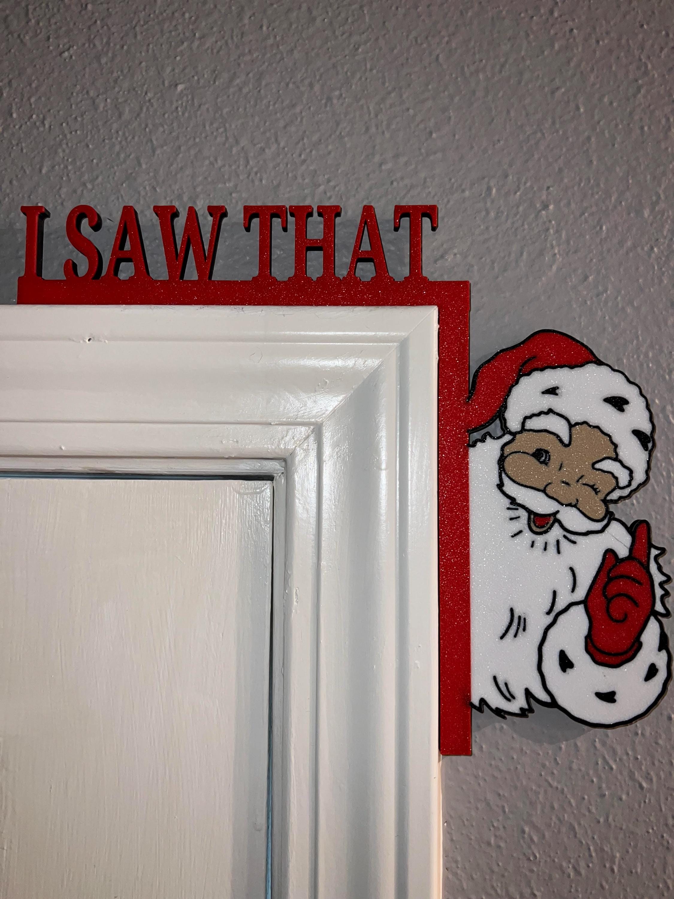 Door Frame Sign. 