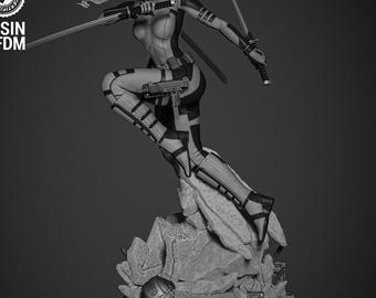 Lady Deadpool | Wicked Studios | 3D Resin Print