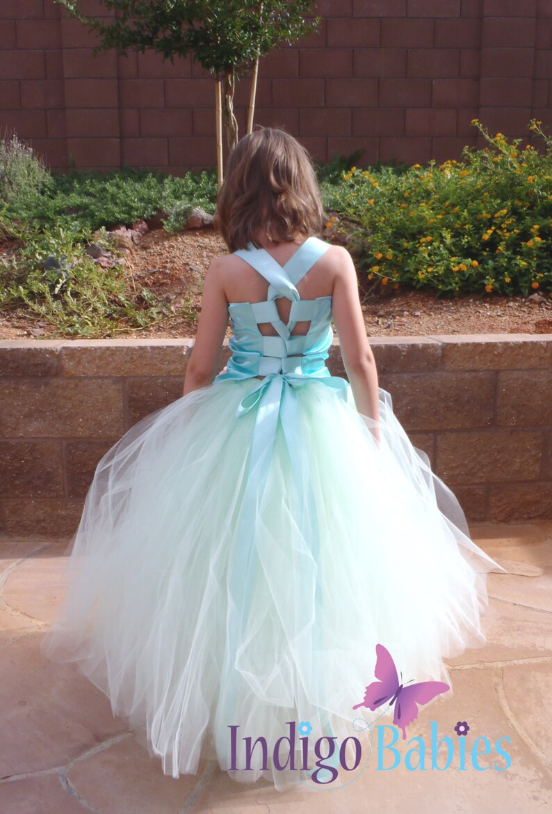 Flower Girl Dress Weddings Tutu Dress Mint Tutu Mint Satin Etsy Flower Girl Dress Weddings Tutu Dress Mint Tutu Mint Satin Etsy