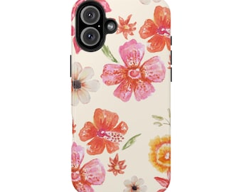 Hawaii Phone Case - Floral Tough Case for iPhone, Samsung Galaxy, Google Pixel, Protective Cover, Gift for Traveler