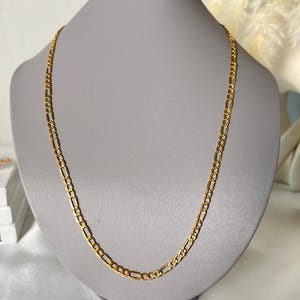 18k Solid Gold chain, 18k Figaro Chain, Real Gold chain, Pure Gold, 18k Solid Gold Necklace, Mens Gold Chain, Gift for Him, Gift for Her