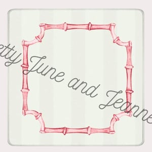 Striped Mahjong Mat: Green and Pink Chinoiserie Game Mat