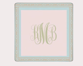 Personalized Monogram Mahjong Mat, Non-Slip Neoprene Game Mat