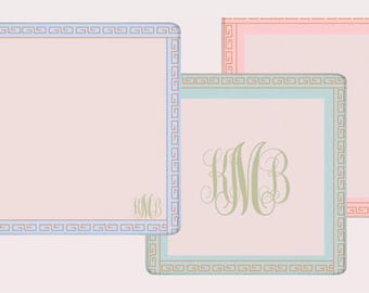 Personlig monogram Mahjongmatta, halkfri neoprenmatta