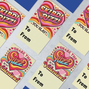 Teen Slang Candy Hearts, grappige kinderen Valentijn afdrukbare, klasse Valentines, tween Valentines, middelbare scholieren, generatie Z, generatie alfa, voor tieners