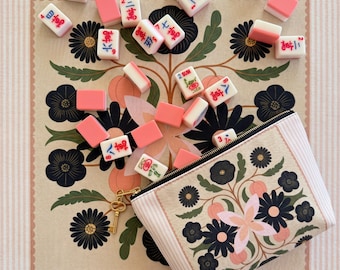 The "Kristen" Sweater Weather Matching Tile Pouch
