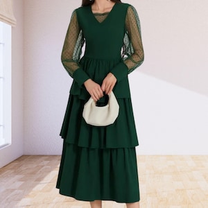mesh patchwork feather design dress Women's Mesh Rhinestone Feather Patchwork Fitted Sexy Summer Dress