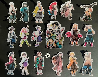 Demon Slayer Stickers | Waterproof Kimetsu no Yaiba Anime Decals