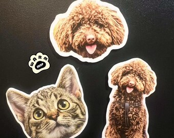 Benutzerdefinierte Haustier Foto Kühlschrankmagnete, Hunde- & Katzenliebhaber Geschenk