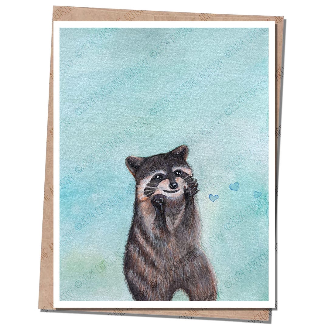Funny Raccoon Card | Oh You Shouldn't Have | Unique Tradition | Made in ...
