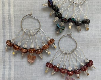 Iridescent Butterfly Stitch Markers: Handmade Knitting Accessories