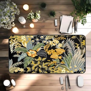Cottagecore Floral Mouse Pad – Artistic Wildflower Desk Mat for Stylish Home Office – Perfect Gift for Garden & Nature Lovers