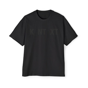 KNTXT T-shirt épais surdimensionné Charlotte de Witte pour hommes, festivals, concerts, EDM
