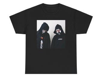 ATLIENS EDM DUBSTEP Grafik-T-Shirt für Fans, Unisex-Baumwoll-T-Shirt, Alternative Mode, kantige Streetwear, perfekt für Konzerte und Freizeitkleidung