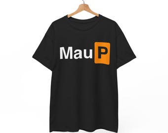 MAU P EDM Dj Rave Lässiges Grafik-T-Shirt, trendiges Unisex-Shirt aus schwerer Baumwolle für den Alltag, perfektes Geschenk für Freunde, Geburtstag, lässige Ausflüge