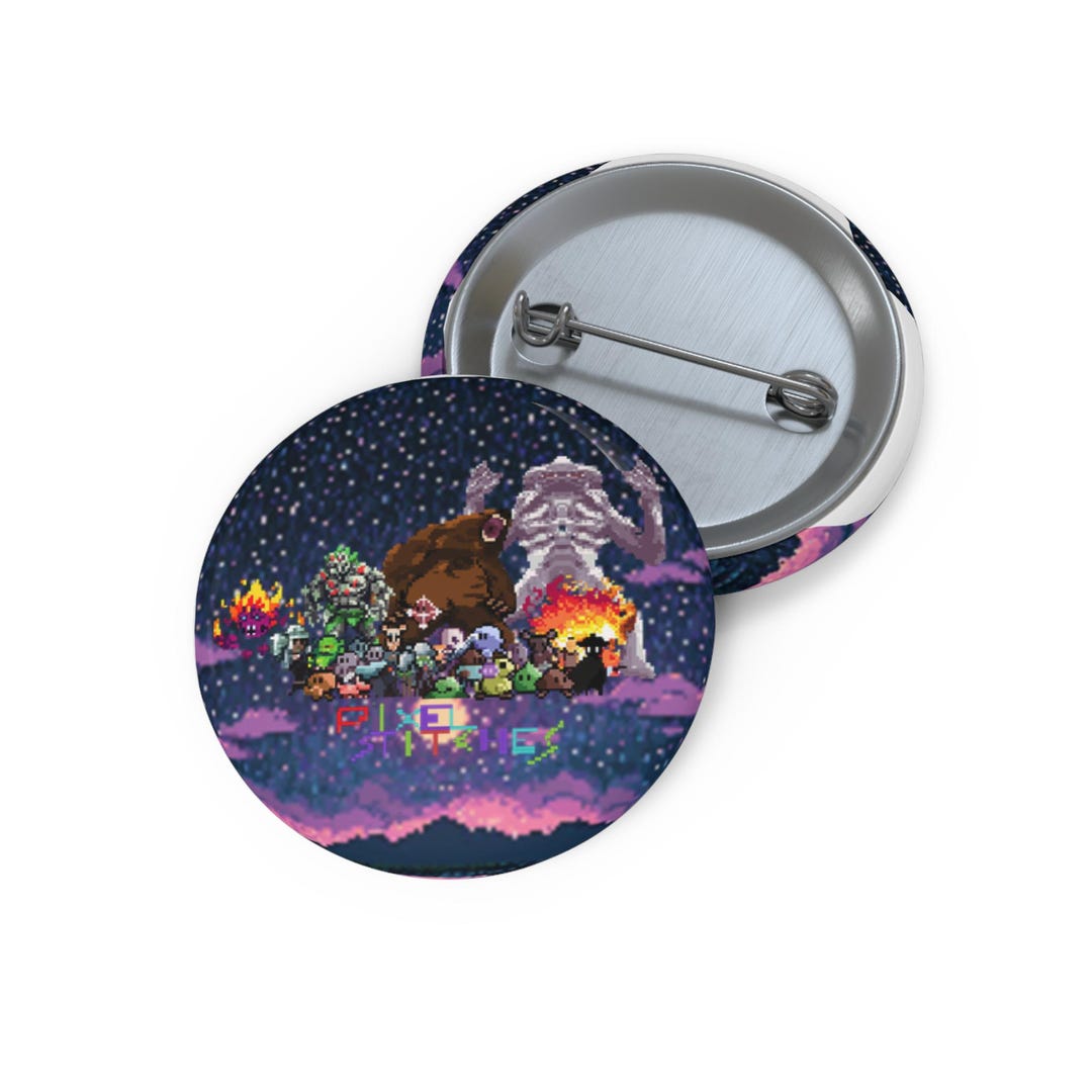 Retro Video Game Pin Button Pixel Art Button Collector's Gift for ...
