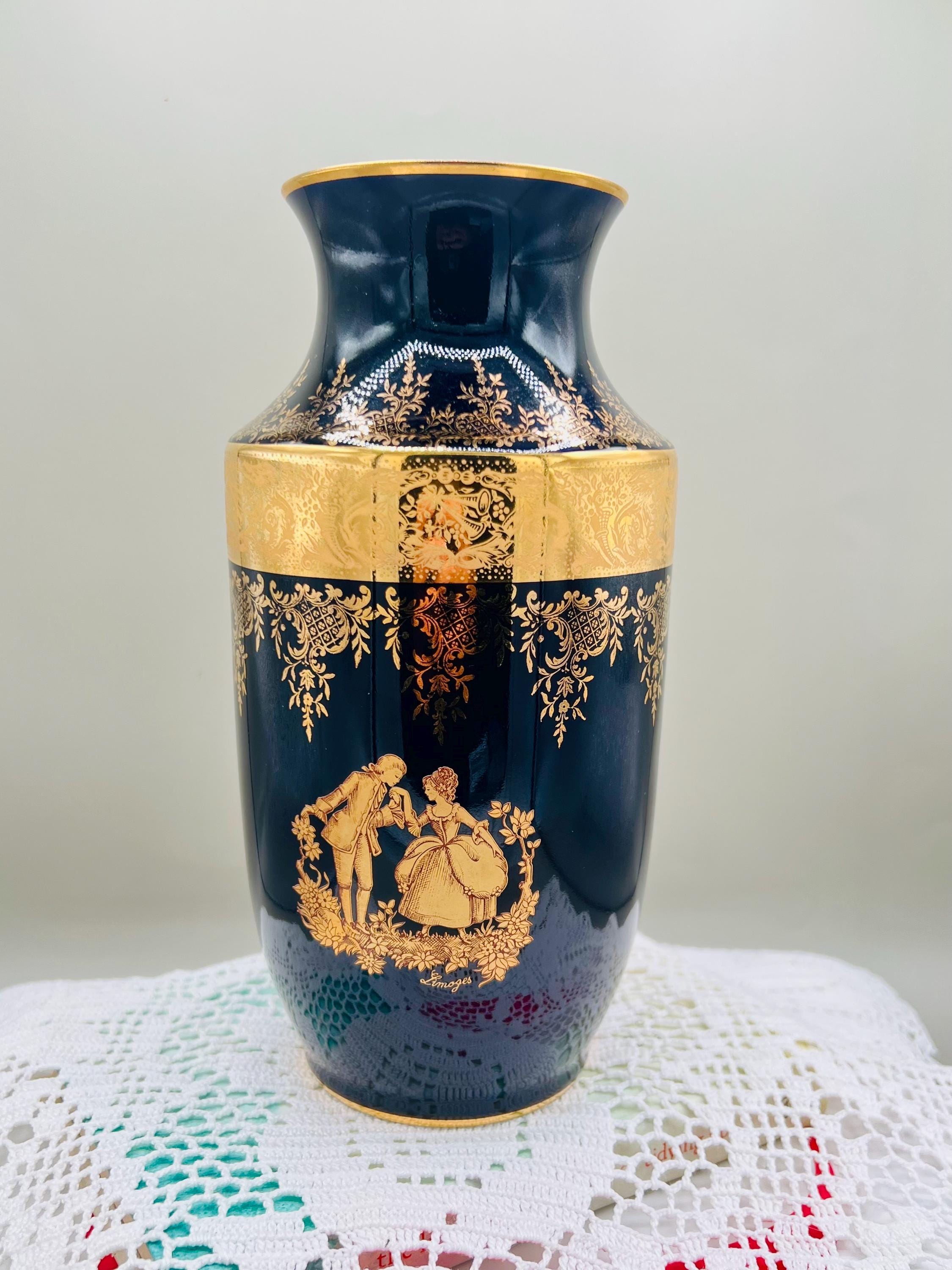 Limoges Vase - Etsy