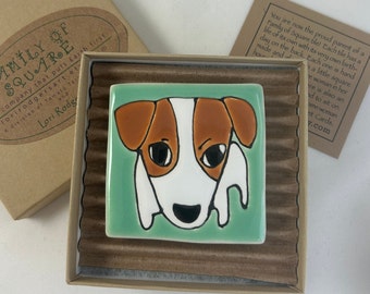 2.5 Square Jack Russell Terrier