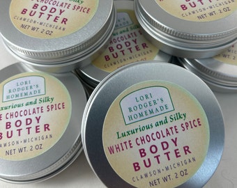 Luxurious & Silky White Chocolate Spice Body Butter