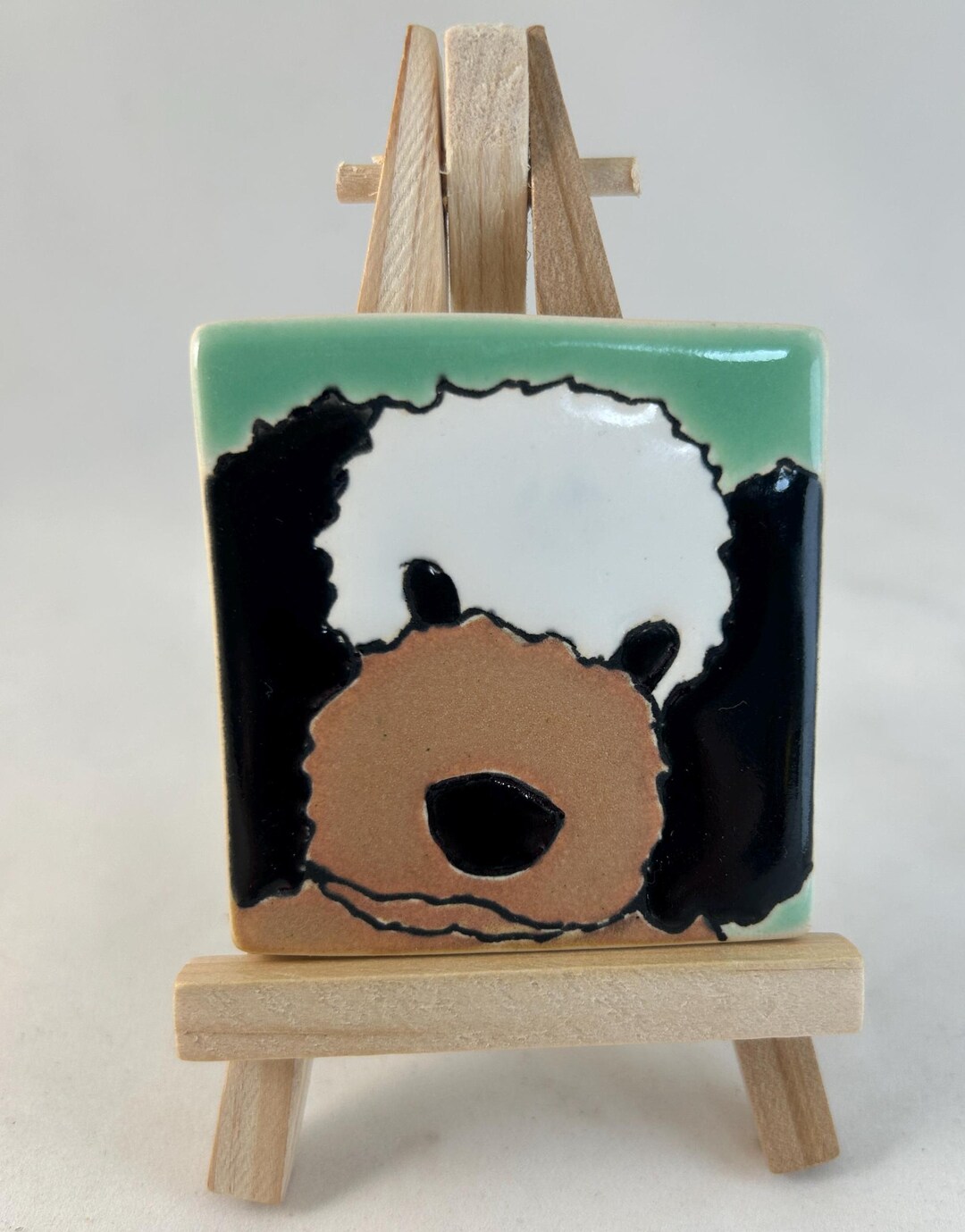 Small Ceramic Cockapoo Cockapoo Dog Tile Art: Small Porcelain Dog Lover Gift - Etsy