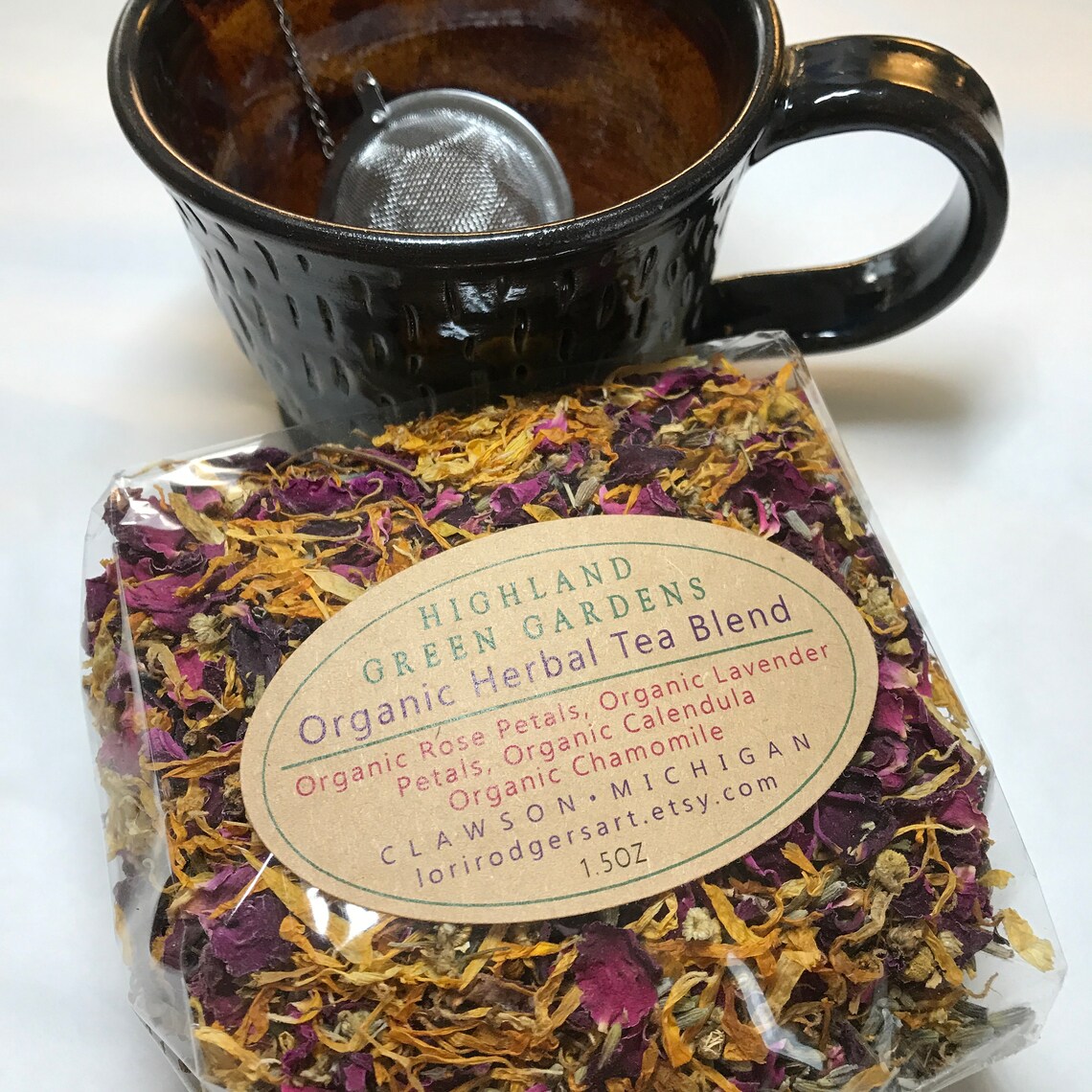 1.5 oz. 2 oz Herbal Tea Blends Etsy