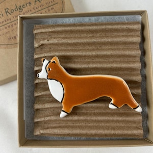 Cardigan Corgi Pin With Gift Box