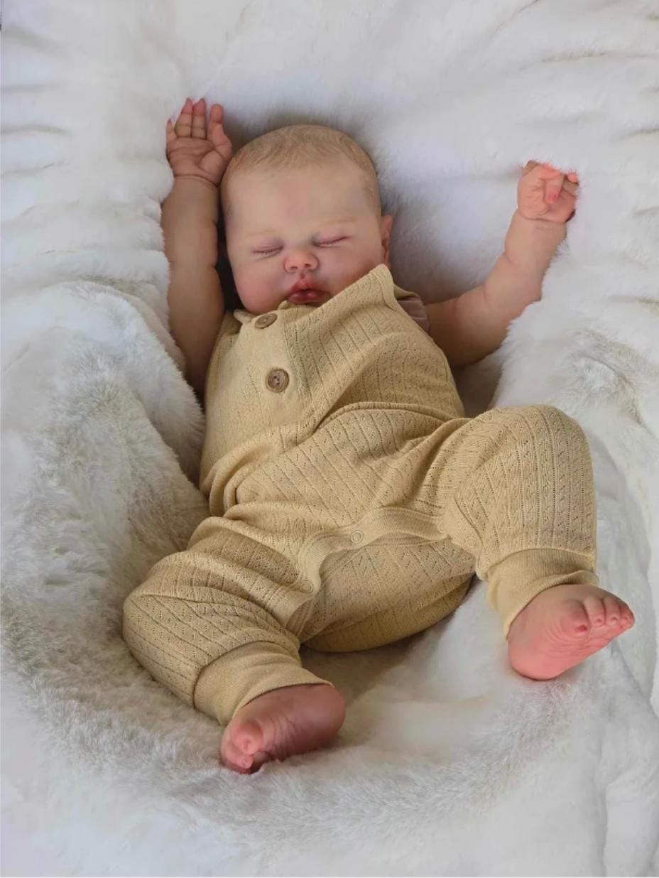 Pickle Reborn Dolls, 24inch Reborn Toddler Baby Girl Dolls, 5-8LBS Lifelike Reborn Weighted Body Sleeping Doll Toys