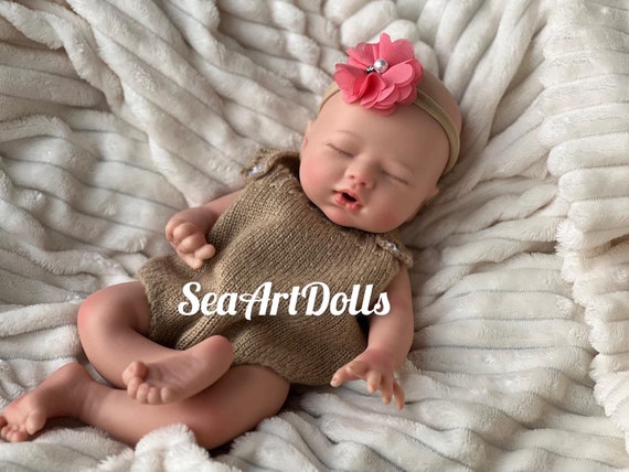 13 Inch Full Body Silicone Reborn Baby Doll: Drink and Bath