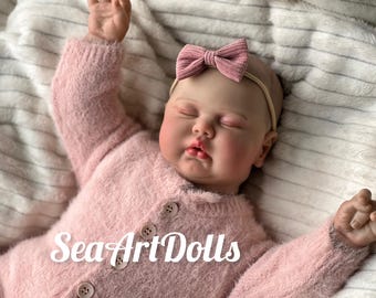 24 Inch Reborn Baby Toddler Girl Doll: Lifelike Weighted Body