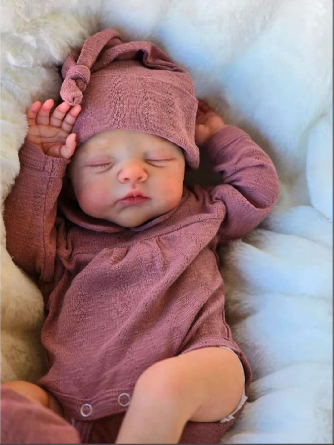 20 Inch Reborn Baby Doll - Lifelike Irys Sleeping Newborn Girl for Christmas