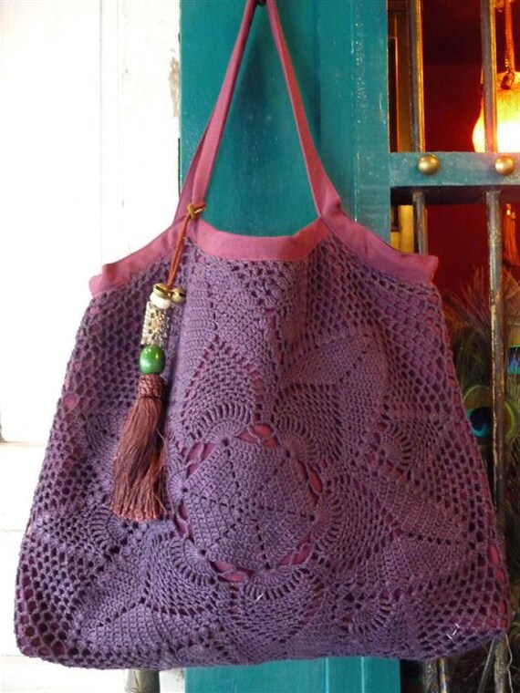 Items similar to My Lovely Crochet Shoulder Bag on Etsy