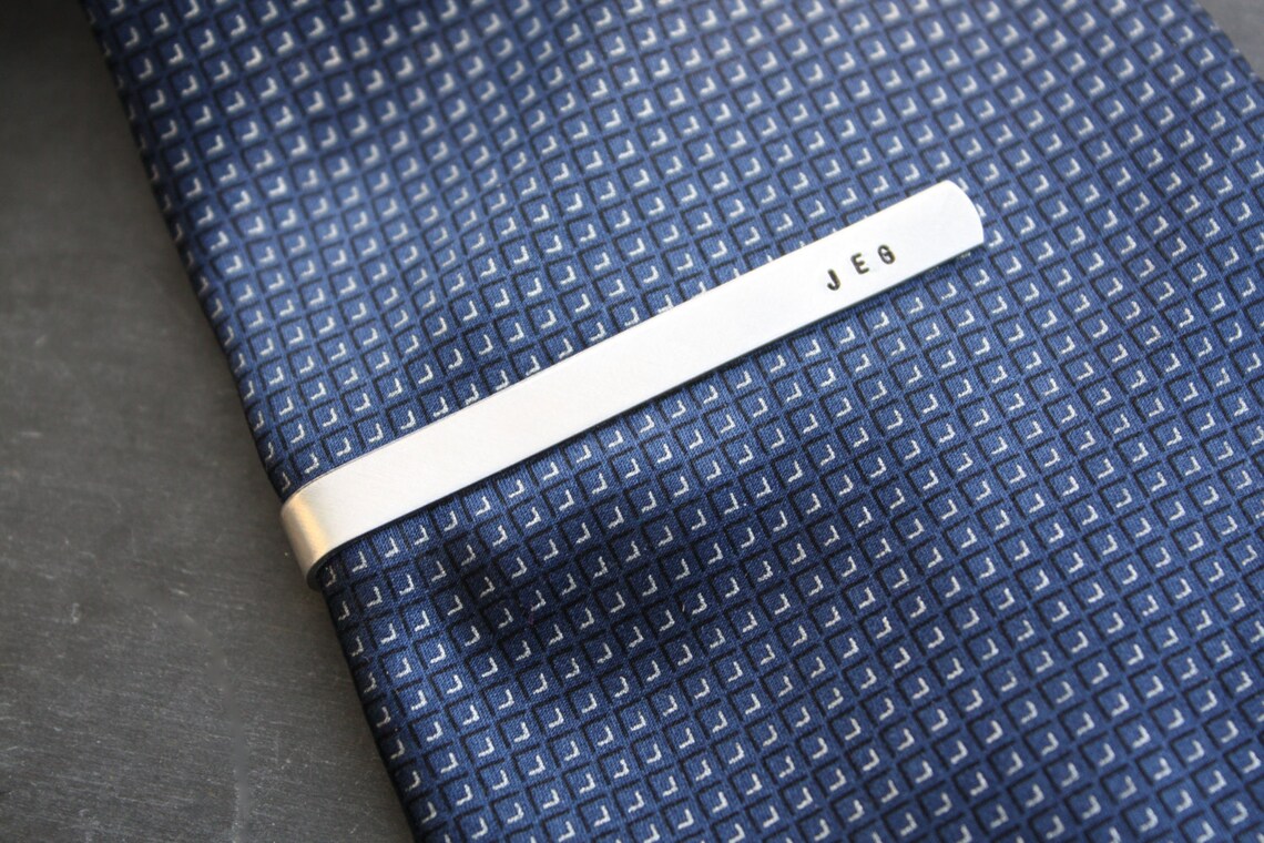 personalized tie clip hidden message