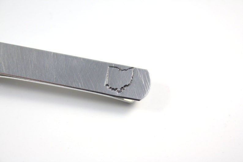 Ohio Tie Clip With Hidden Message OH