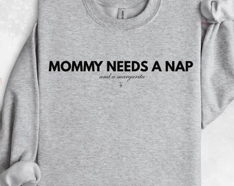 Mama heeft een dutje nodig mama sweater, mama clubshirt, vermoeide moeders club, Moederdagshirt, eerste Moederdagcadeau, esthetische mama