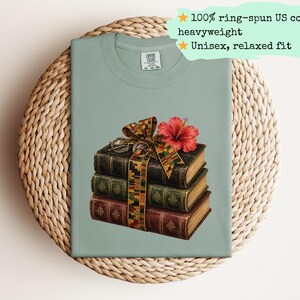 Bookish Juneteenth Tee, Literary Black History Shirt, 1865 Reader Shirt, Librarian Juneteenth Gift