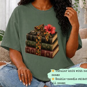 Bookish Juneteenth Tee, Literary Black History Shirt, 1865 Reader Shirt, Librarian Juneteenth Gift